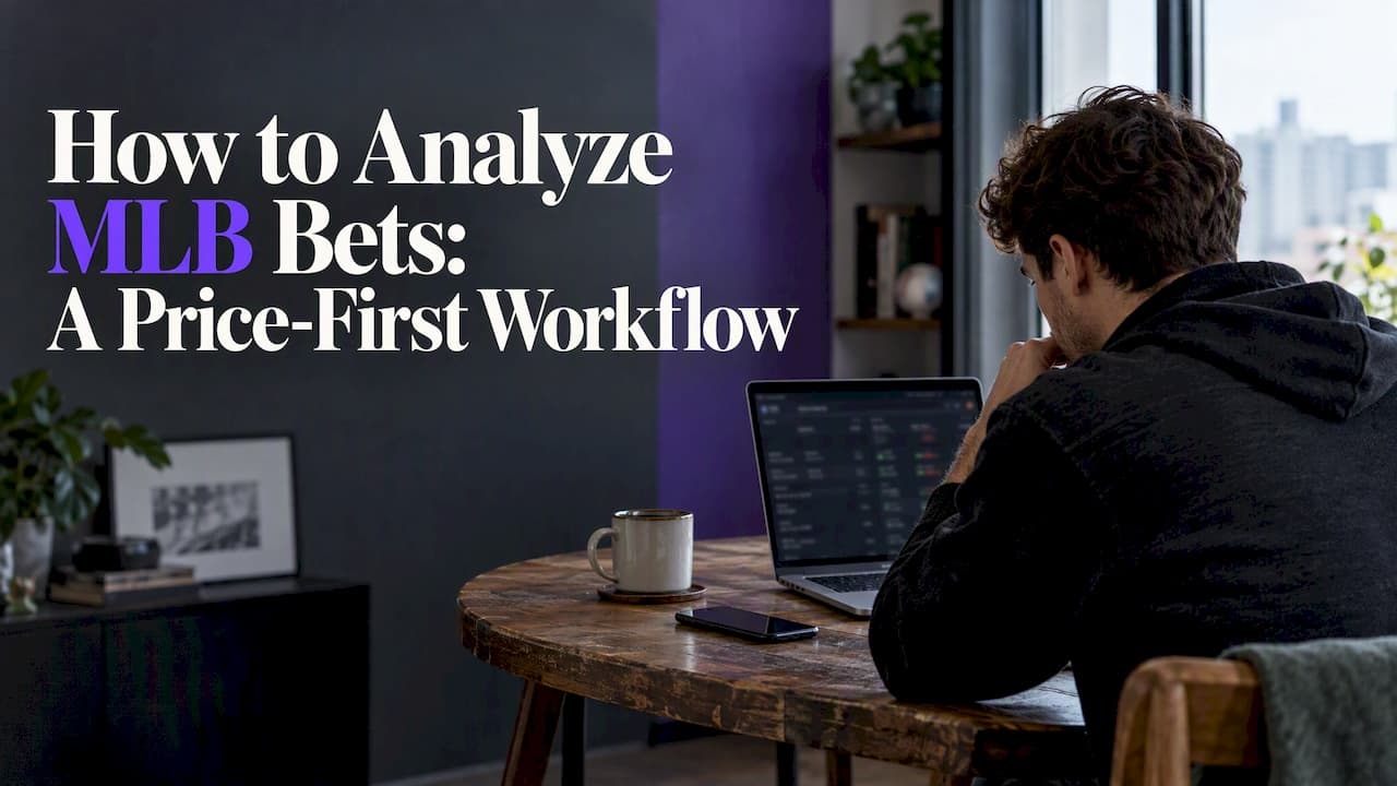 How to Analyze MLB Bets: A Price-First Workflow